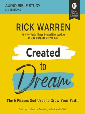 cover image of Created to Dream